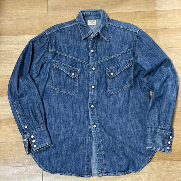 (M)리얼맥코이 조맥코이 데님 웨스턴셔츠