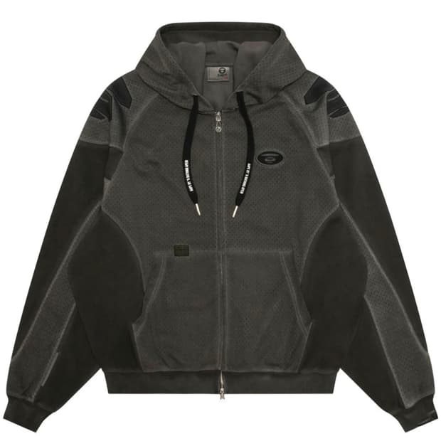 Aape 에이프 메인 집업 스웨터 후드집업