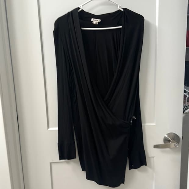 헬무트랭 wrap long top 