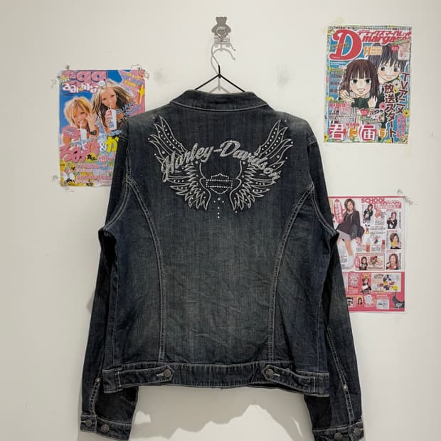 Harley Davidson denim washing jacket