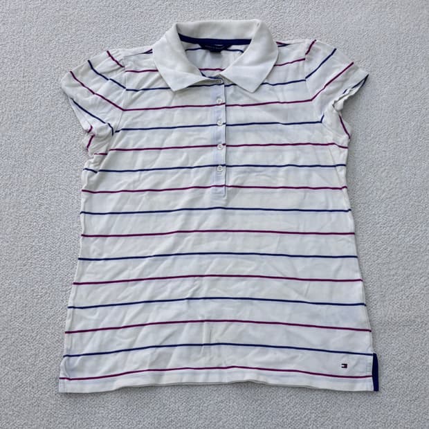 M 타미힐피거 스트라이프 반팔 티셔츠 0304E