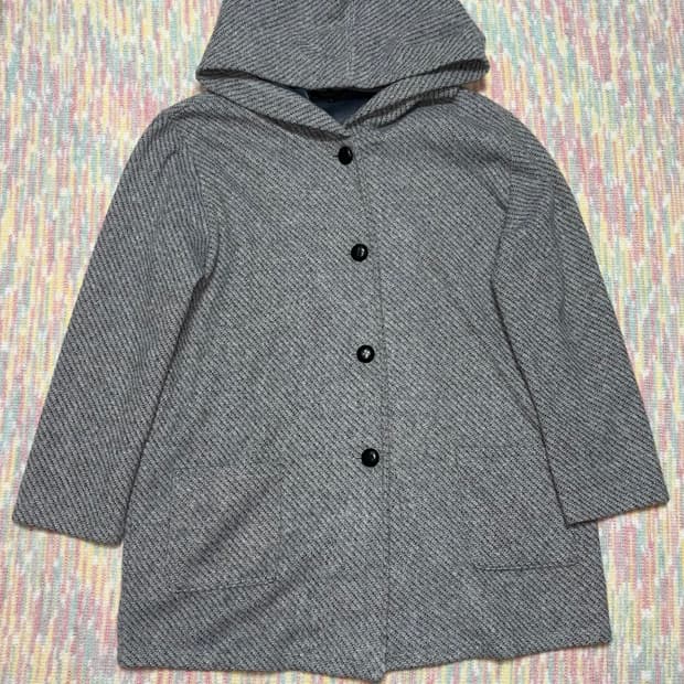 그레이 보카시 후드 코트