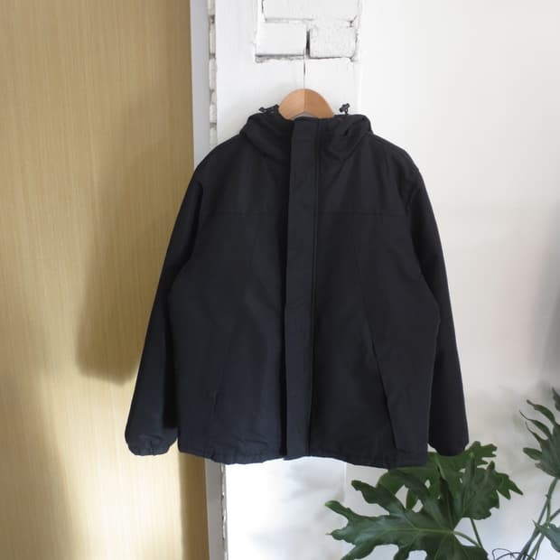 vintage black down jacket