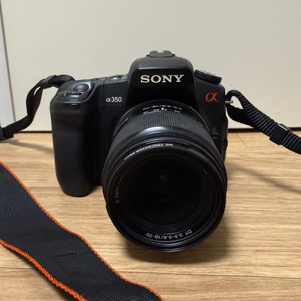 소니 알파 a350 DSLR 카메라 