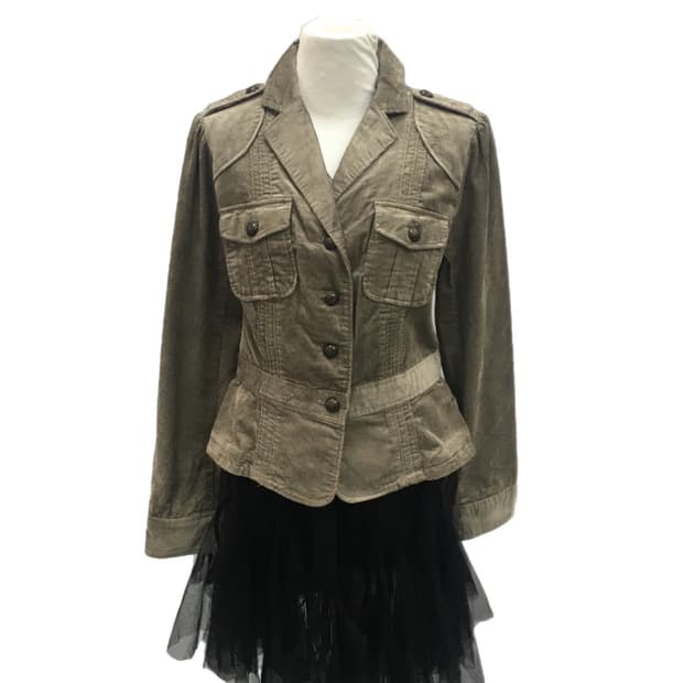 Comme ca ism Beige Corduroy Jacket