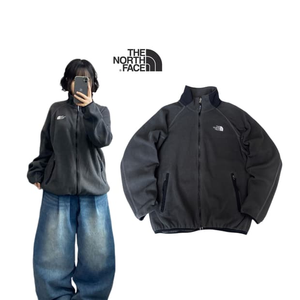 노스페이스 폴라텍 고프코어 플리스 자켓