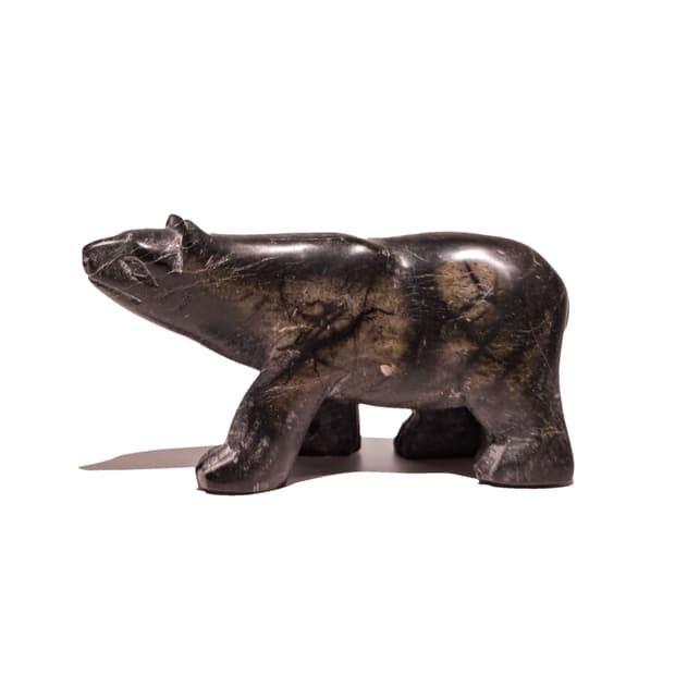 Inuit Hand-carved Soapstone Polar Bear