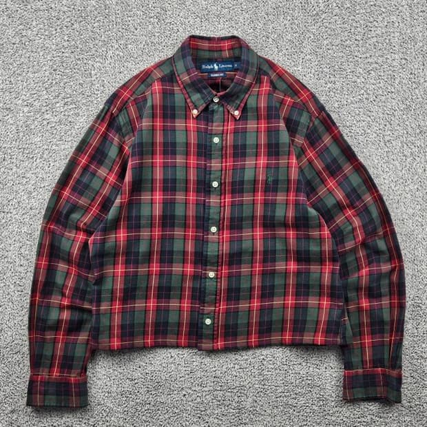 폴로랄프로렌 셔츠 크롭 커스텀 ( M ) / 11714