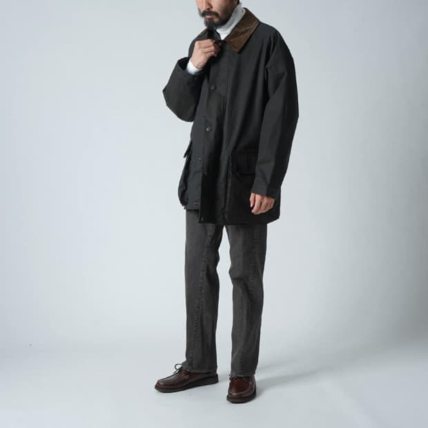 23FW 캡틴선샤인 스케이트 슈컷 블랙 빈티지 워시
