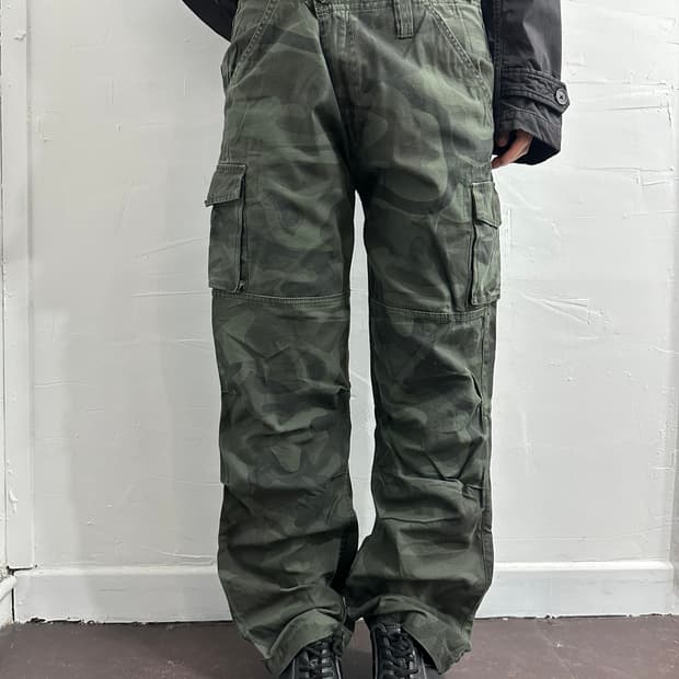 denim lab camo cargo pants