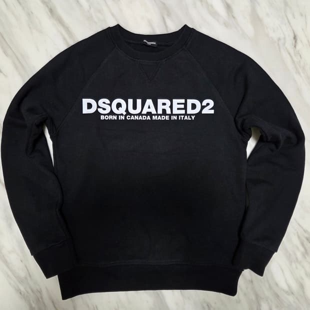 디스퀘어드 크루넥 맨투맨 