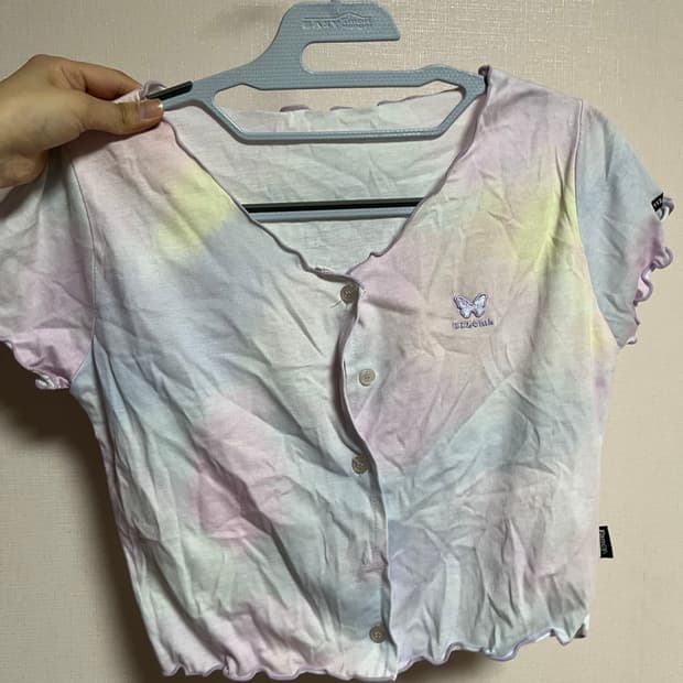 네스티팬시클럽x112club 반팔 가디건