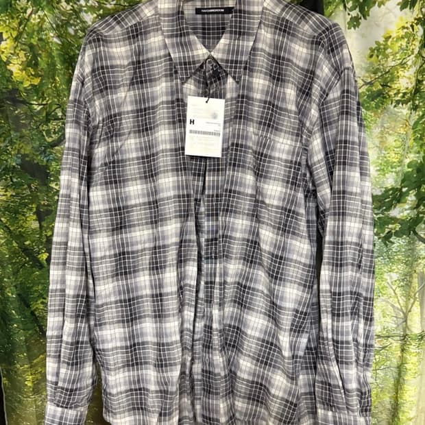 해칭룸 셔츠 classic shirt multi check grey