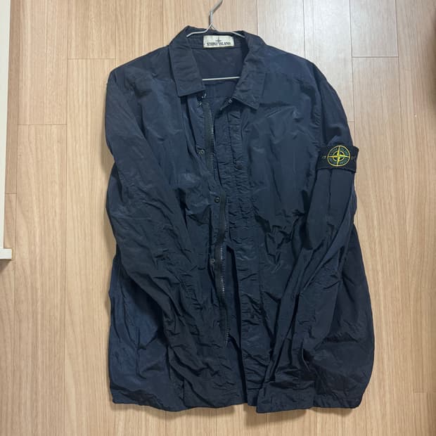 [L] 스톤아일랜드 나일론 메탈 오버 셔츠 자켓