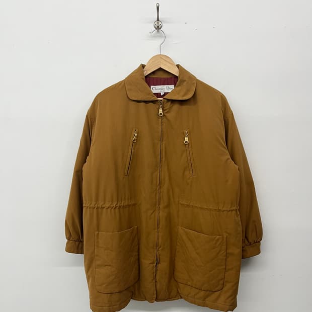 크리스찬 디올 브라운 퀼팅 자켓 여/M
