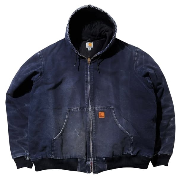 칼하트 J130 샌드스톤 덕 액티브 워크 자켓