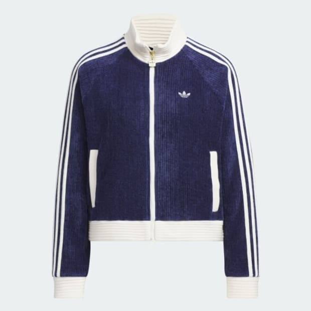 아디다스 벨벳 코듀로이 트랙탑 네이비 S