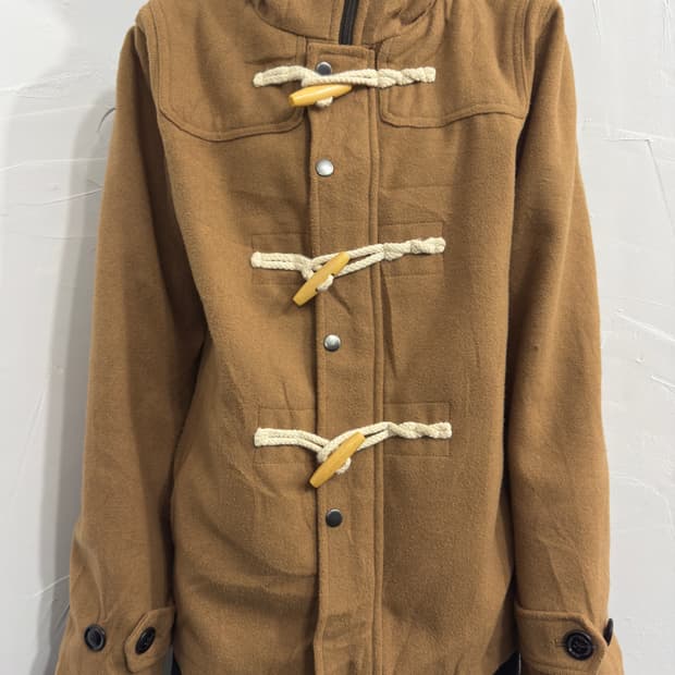 duffle hood coat