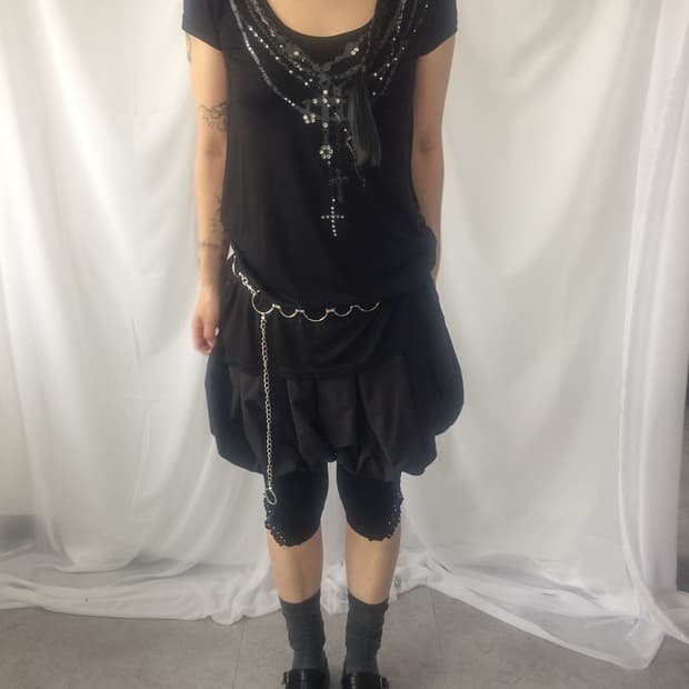 Necklace printing t shirt