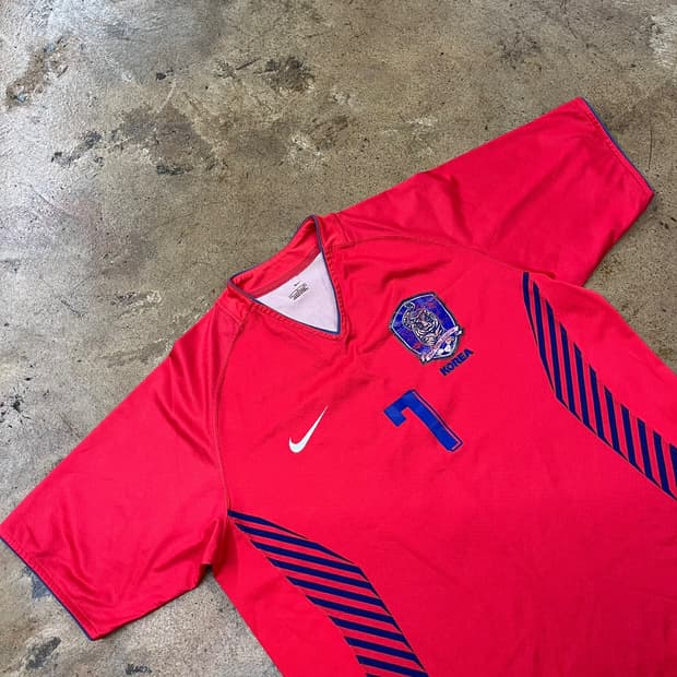 [정품/L] 나이키 대한민국 축구 국가대표팀 유니폼 7번 박지성 b16