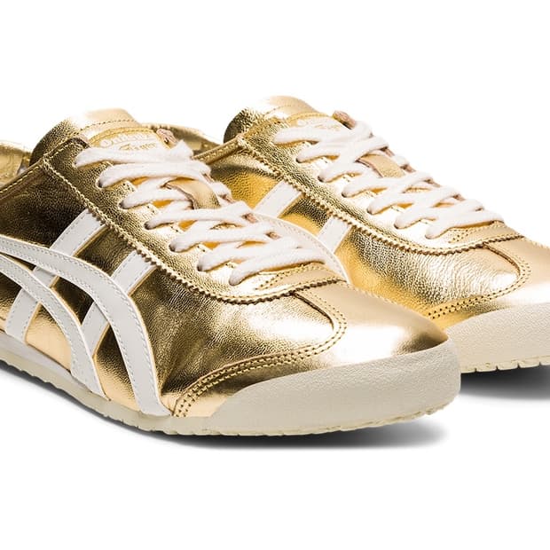 오니츠카타이거 골드 스니커즈 운동화 245