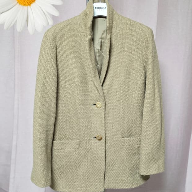 정품 버버리 캐시미어 자켓/여66