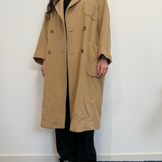 MaxMara 캐시미어 코트 베이지