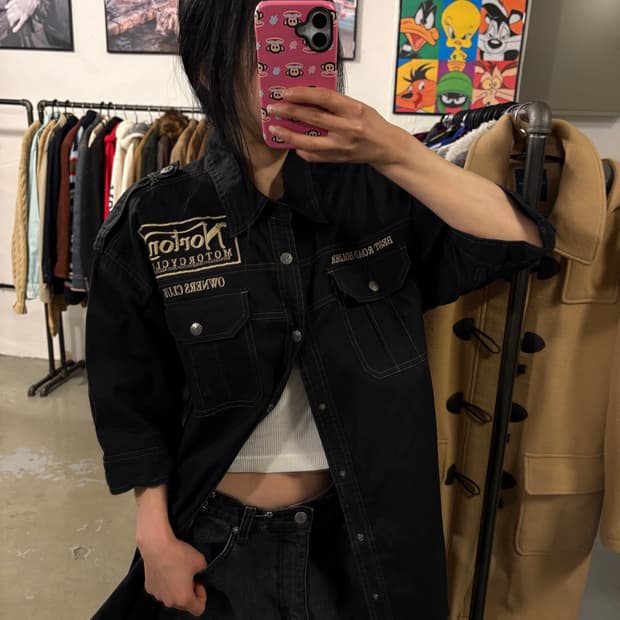 노튼 일제 반팔셔츠
