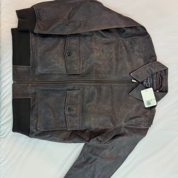 새상품) 리바이스 A2 자켓 S Clayton Leather