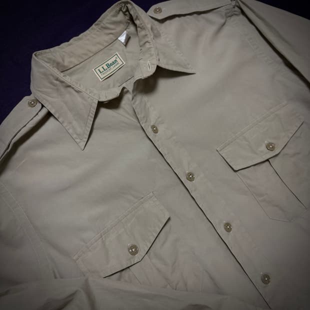 80s L.L.Bean Utility Shirt Made in U.S.A