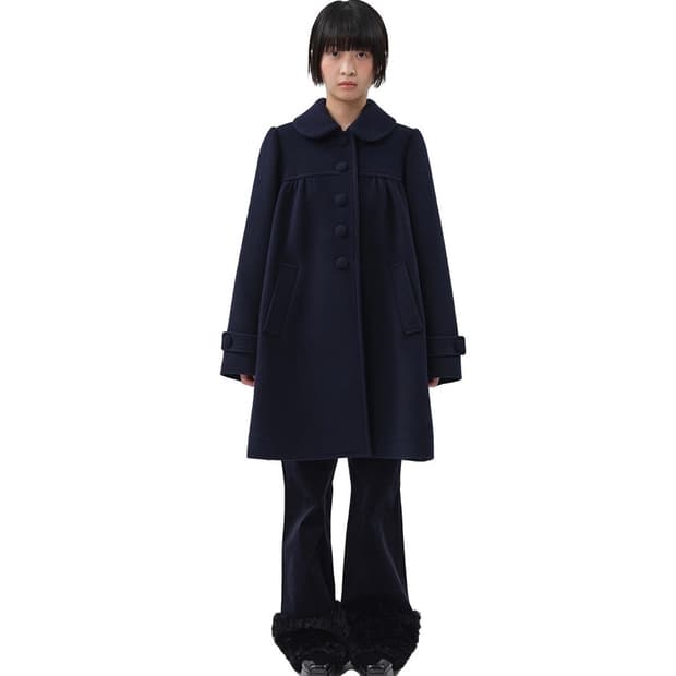 복복 걸 코트 네이비 bocbok girl coat navy