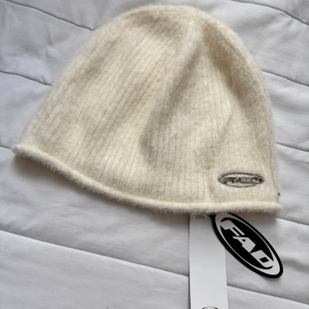 FAD 앙고라 비니 아이보리 새상품