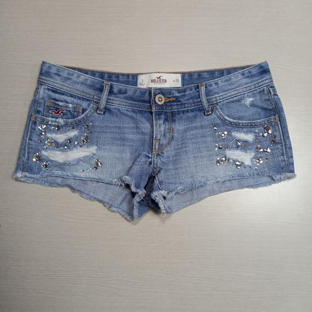 26 HOLLISTER 데미지워싱 데님 핫팬츠 26-633