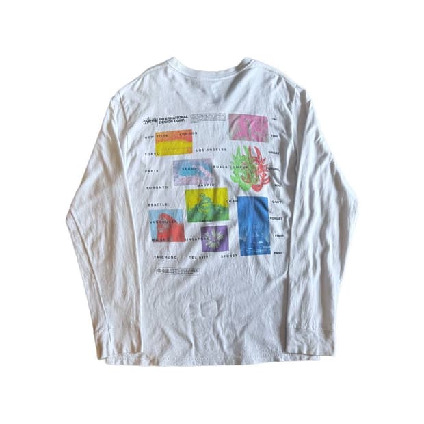 스투시 그레이트 퓨쳐 롱슬리브