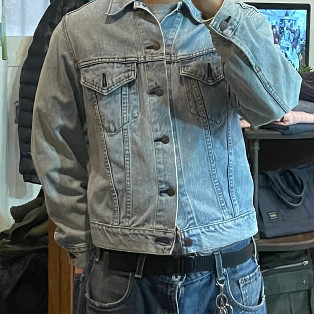 90년대 일본 제작 리바이스 70504 트러커 데님 자켓