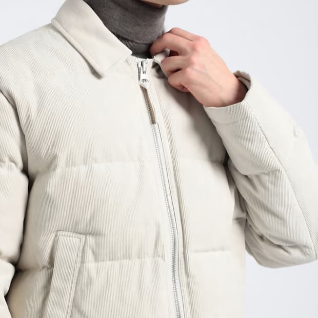 ARKET 아르켓 코듀로이 덕다운 패딩