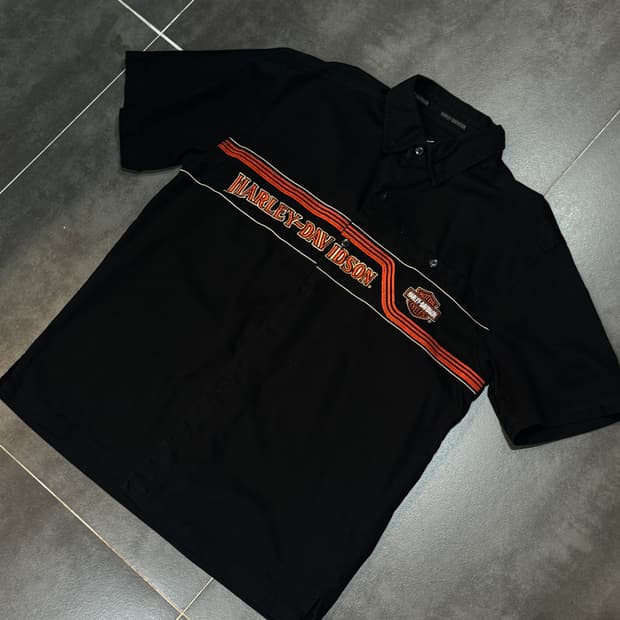 [HARLEY-DAVIDSON] motorcycles 반팔셔츠 블랙