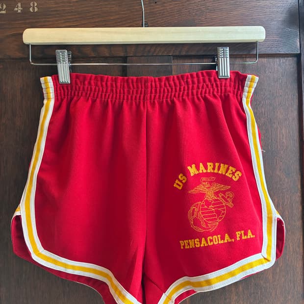 70s-80s US Marines Gym Short Made In USA