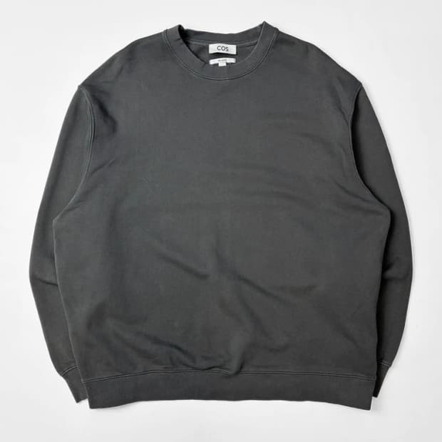 코스 COS 헤비코튼 워시드 오버 맨투맨 PN5382