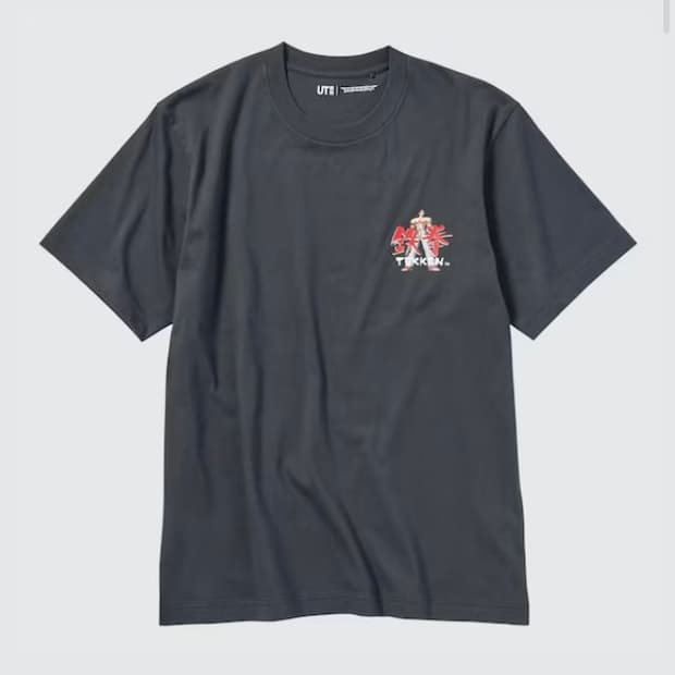 유니클로 철권 콜라보 반팔 티셔츠 XL 게임 애니 빈티지