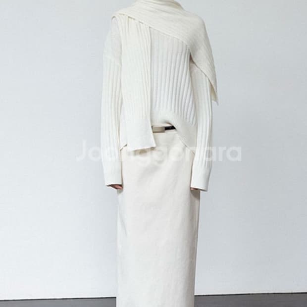 Le17septembre 숄머플러 니트세트