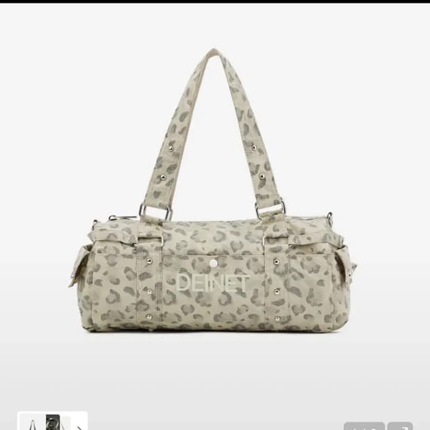 다이닛 레오파드 더플백 미니 