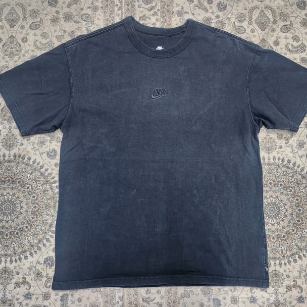 나이키 워싱 블랙 반팔 티셔츠 XL