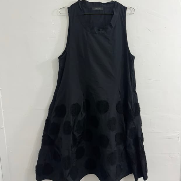 crescent dot design dress
