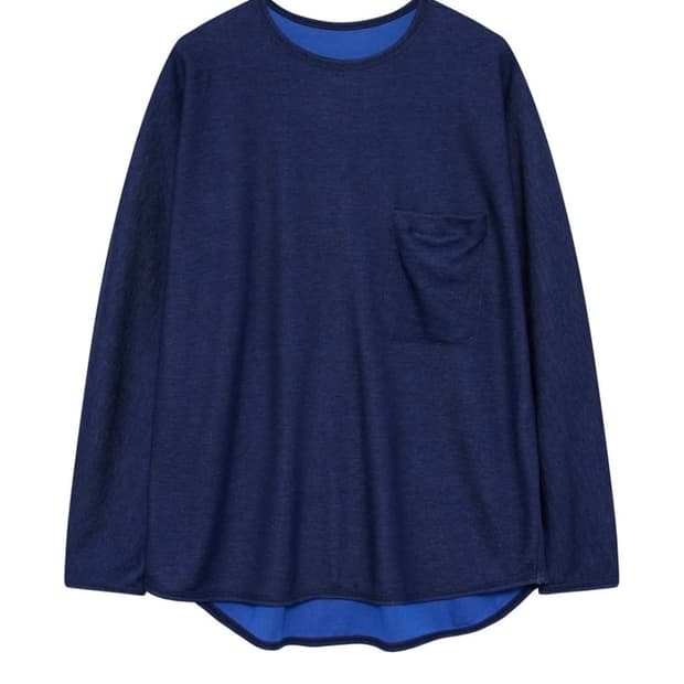 [M] A.ta 롱슬리브 네이비/블루