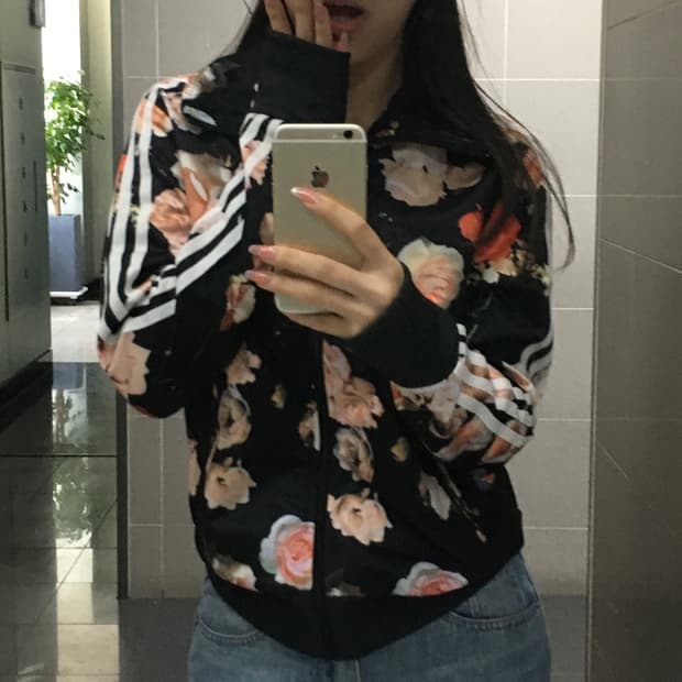 [한정판] 아디다스 파이어버드 플라워 져지