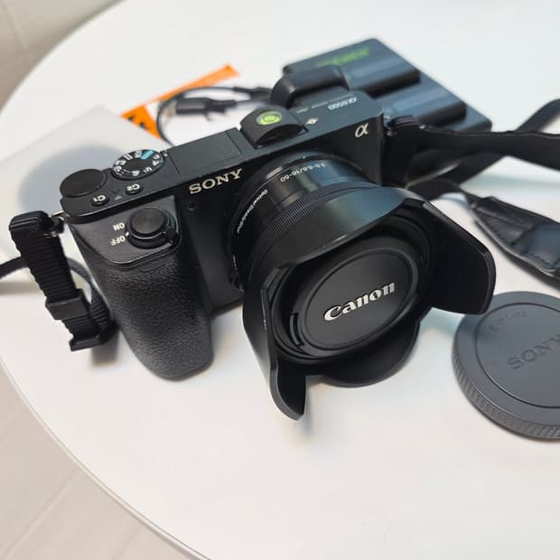소니 A6500 미러리스 카메라(+렌즈, 배터리 2EA, ND필터)