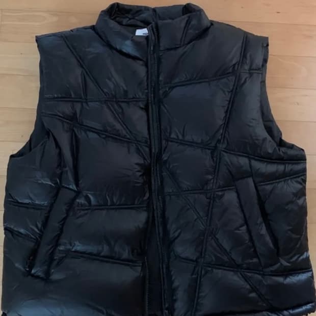 (L) 노매뉴얼 패딩 베스트 무광 블랙