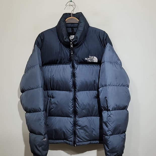 (100) 노스페이스 눕시패딩 점퍼 투톤 거위털 700 구스다운 자켓 