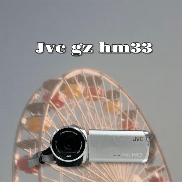 작례 0 / 인기 기종 / jvc hm33 빈티지 카메라 실버